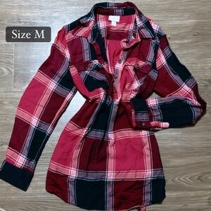 Isabel Maternity by Ingrid & Isabel Plaid Button-Up Blouse